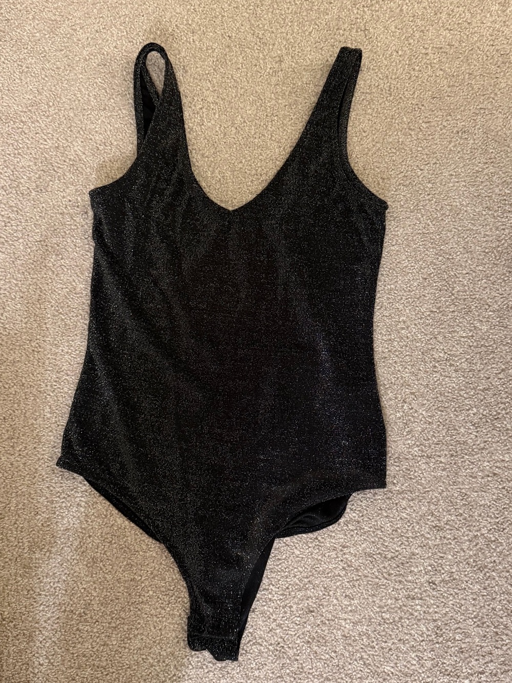 Wild Fable Black Shimmer Bodysuit